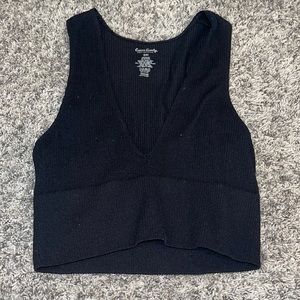 Cotton candy black tank. Size S/M